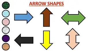 Learn Arrows | Colors | Direction Symbols | Preschool Learning for toddlers