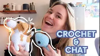 Crochet & Chat w/ me! Going VIRAL on TikTok, making custom orders & cutting up my Wedding Dress?