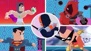 Teeny Titans Go 1 & 2 - All Bosses + Cutscenes (No Death)
