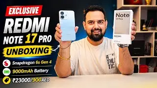 Redmi Note 17 Pro || Snapdragon 6s Gen 4 || 9000mAh Battery || ₹23000/900AED