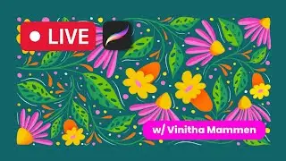 Create Fun Floral Doodles in Procreate with Vinitha Mammen