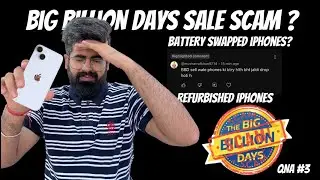 Don't buy iPhones before watching | Big billion SCAM iPhones battery health refurbished? what to do?