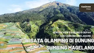 Drone Shaka Glamping & Cafe Gunung Sumbing | Wisata Magelang Terbaik