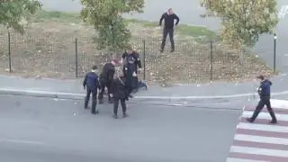 Drunk man with gun Ukraine