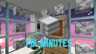 Placing a 71k minute training weight in Hypixel Skyblock