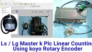 Ls / Lg Master k Plc Linear Counting Using koyo Rotary Encoder
