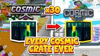 OPENING ALL THE COSMIC CRATES IN COSMICPVP HISTORY (30+ CC's) | CosmicPvP Montage #1