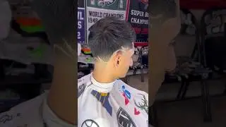Fast simple Hair Design #barber #freshfade #haircut