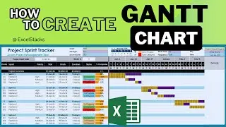 Create a Gantt Chart in Excel - Step-by-Step Tutorial