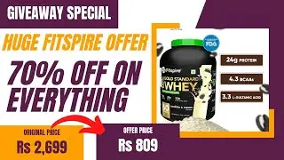 Fitspire Protein Huge Loot🔥Biggest Fitness Product Sale/Cheapest Price Protein Loot🔥Special Giveaway