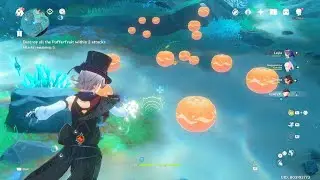 Genshin Impact - Destroy all the Pufferfruit within 3 attacks challenge