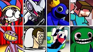 Digitalizing but Every Turn a Different Mod Changes!! (FNF Digitalizing but Everyone Sings It)🎵
