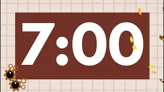 7 minute STEM Fall Timer Countdown with Relaxing Instrumental Music | classroom study timer