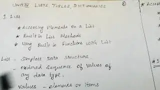 Python: List - Accessing Elements