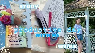 Мой Продуктивный День Летом|стади виз ми|учись со мной на карантине|study with me|мотивация|стади