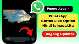 WhatsApp Status Like Option Bagong Update| Paano Ayusin ang WhatsApp Status Like Button Option