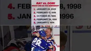 Rob Ray vs Tie Domi fights were unmatched! 😤 