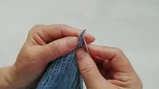 Эластичное закрытие резинки спицами