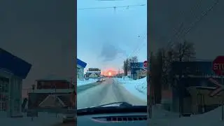 Красное солнце, зима 2024