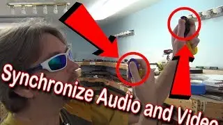 Easy way to Synchronize video cameras and external audio microphones for post production edit - 446