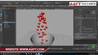 Object Falling Simulation in Maya | AAFT | School of Animation |