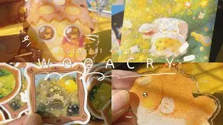 cute merch ૮⁔.  ̫ .⁔ა✨ | easy tutorial to make merch + review || WOOACRY ˎˊ˗