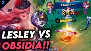 AND LESLEY VS OBSIDIA WILL BOOM! - LESLEY GAMEPLAY | Mobile Legends