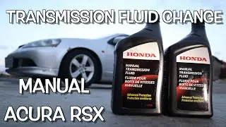 How to change Transmission Fluid for ACURA RSX (MANUAL)