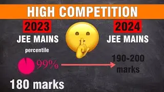 High Competition & CUT-OFF in JEE 2024 || Quick Analysis...🤫