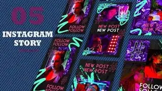 Dark Paper Texture Instagram Frame After Effects Template Download
