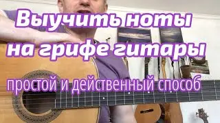 0.1.? Выучить ноты на грифе. Простой и действенный способ.