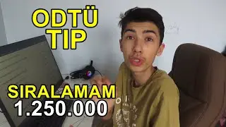 ODTÜ TIP🤣 1,250,000 SİRALAMA ''YA TUTARSA''