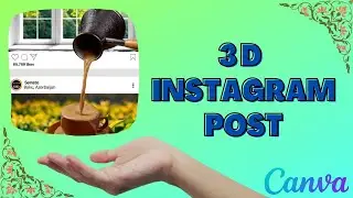 3D İNSTAGRAM POST  |  CANVA tutorial     #canva #canvatutorial