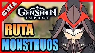 ✅ RUTA de MONSTRUOS para MATERIALES || Genshin Impact Español