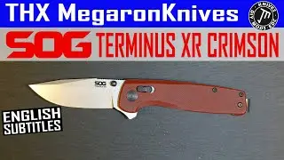 SOG Terminus XR Crimson - Crimson Playmate // Recommended channel: MegaronKnives