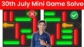 30 July mini game Solve Today | mini game Solve Today | 30th July Mini Game Puzzle Hamster Kombat
