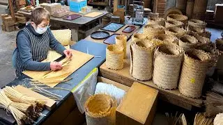 The process of making traditional Japanese lacquerware. The beautiful skills of Japanese craftsmen.