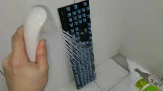 MECHANICAL KEYBOARD WASHED WITH WATER ( it wrok )