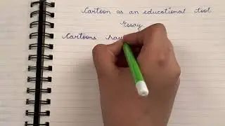 Cartoon as an educational tool || Essay on cartoon as an educational tool || Learn English