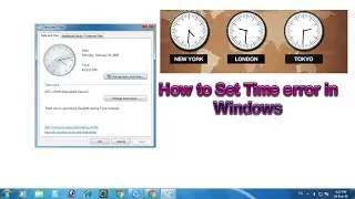 Fix Wrong Time & Date Problem in Windows