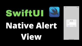 Native AlertView with TextFields in SwiftUI 