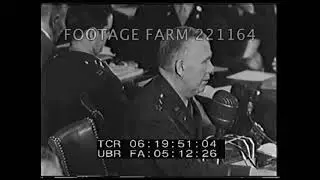 General George Marshall testifies before Pearl Harbor Committee, 1945 | 221164-09 | Footage Farm Ltd