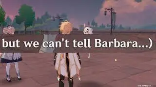 Barbara CAN'T know this!!! | Genshin Impact meme