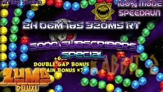 Zuma Deluxe [SPEEDRUN] 5K Subs Special | 2H 06M 18S 320MS RT - 100% Mode [May 2023]