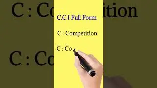 C.C.I  full form  |  Full form of CCI  |  #fullform