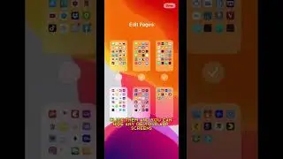 How rearrange your iPhone screens 📺 #iphonetricks #iphonetips #iphonehacks #shorts #iphonescreen