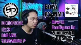 How to Use Boya BY-MM1 Microphone For Live Streaming in OBS (Windows 10 PC) boya mm1 hack! VSTplugin