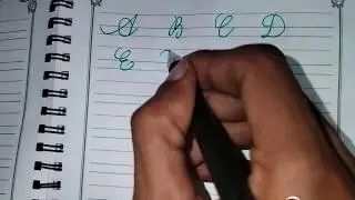 Cursive Capital Letter | Haidar Writing | Alphabet