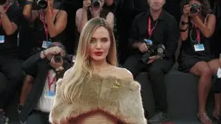 Angelina Jolie sur le tapis rouge de la Mostra de Venise | AFP