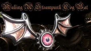 How To Make A Steampunk Cog Bat Pendent Necklace
